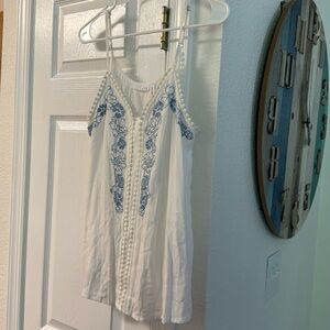 Blue and White Summer Tank